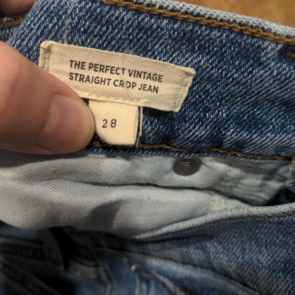 Madewell The Perfect Vintage Straight Crop Jean - Picture 13 of 16